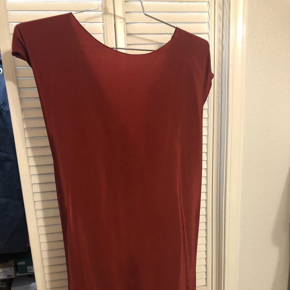 orange dress new with tag